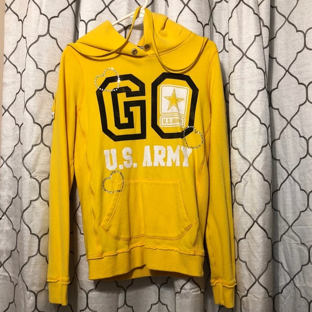 Victoria Secret Pink Go Army Hoodie Medium VS